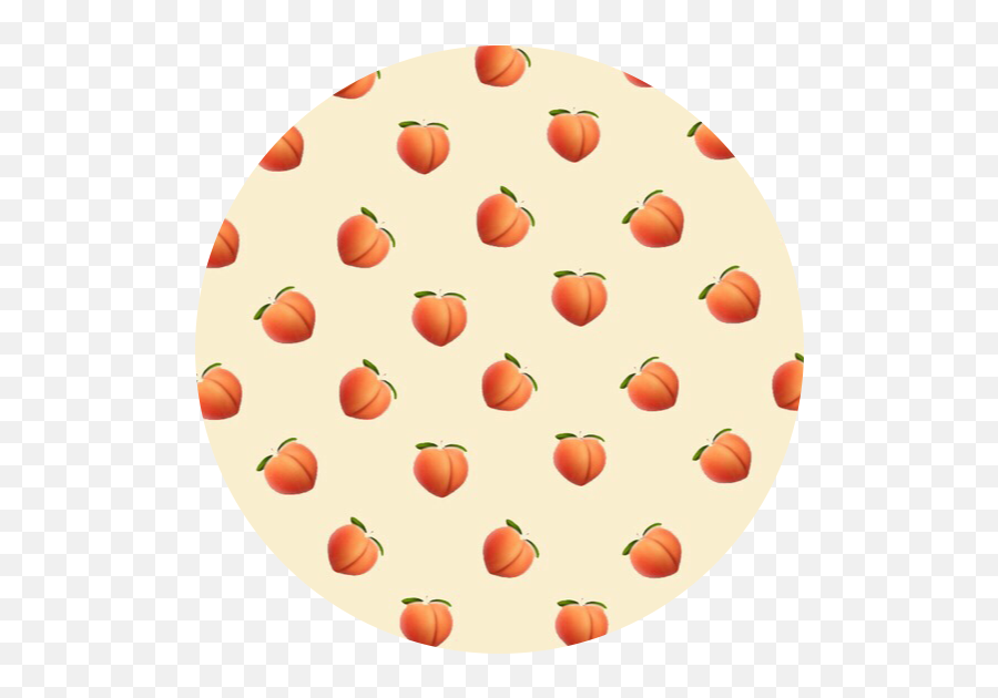 Peachy Peach Orange Aesthetic Emoji Sticker By - Dot,Peach Emoji Background