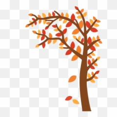 Autumn Reading Clipart - Fall Tree Png Emoji