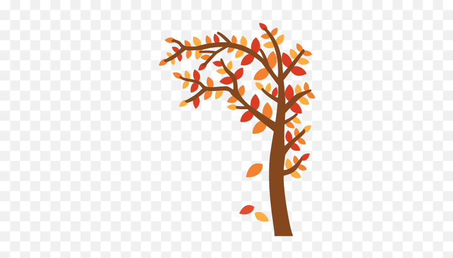 Autumn Reading Clipart - Fall Tree Clipart Png Emoji,Autumn Emoji