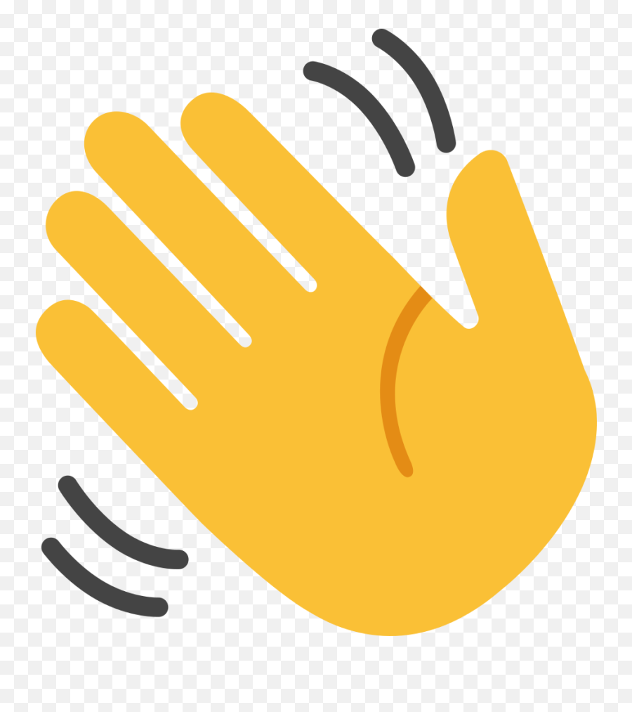 Emoji U1f44b - Waving Hand Emoji Png,Hand Emoji