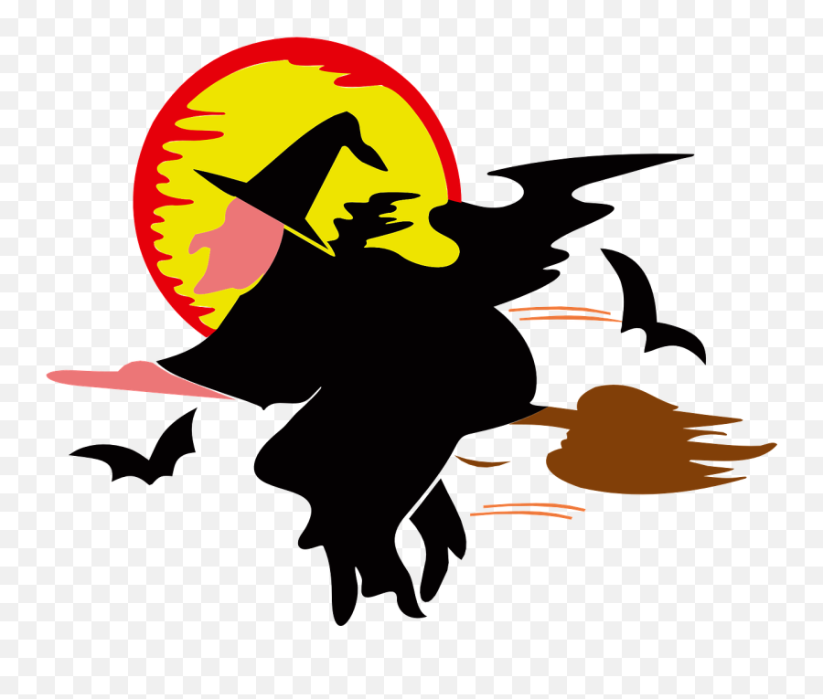Witch Broomstick Halloween Broom - Witches Animated Emoji,Old Man Boy Ghost Emoji