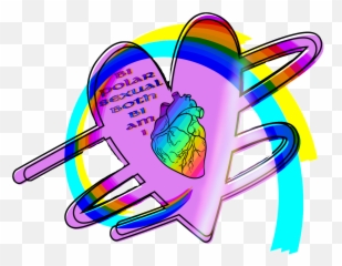 Bi Bisexual Bipolar Pride Pridemonth - Clip Art Emoji