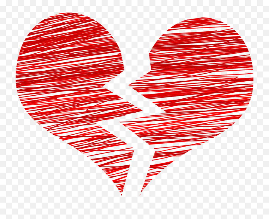 Heart Broken Heart Separation Breaking - Broken Heart Png Emoji,Two Pink Hearts Emoji