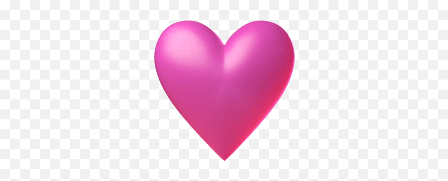 Animated Emoticons - Emoji Animated Pink Heart,Friendship Heart Emoji