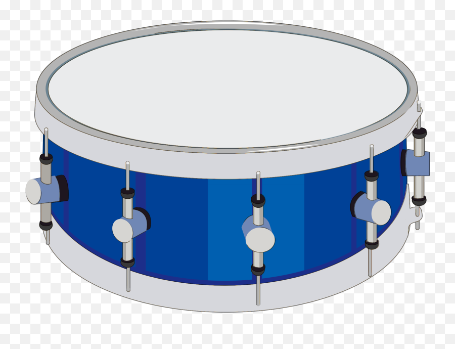 Drum Clipart Drum Roll Drum Drum Roll - Blue Snare Drums Clipart Emoji,Emoji Drum