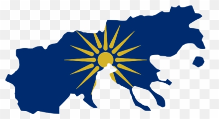 Flag - Macedonia Map With Greek Emoji