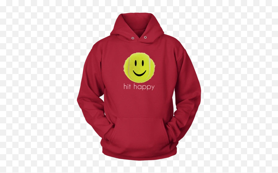 Hit Happy Tennis Hoodie Emoji,Tennis Emoticon