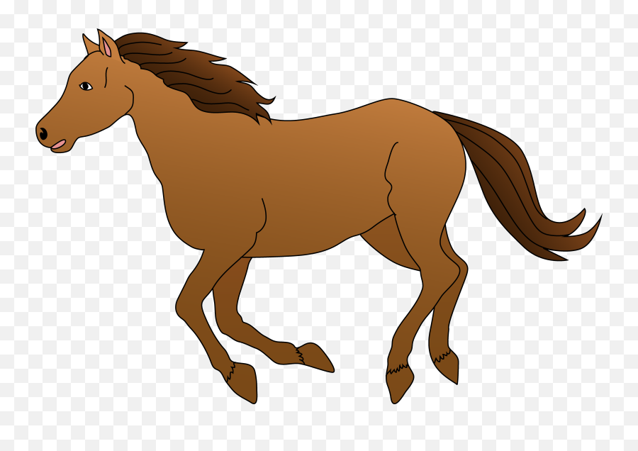 Horse Galloping Clipart Free Clip Art - Clip Art Picture Of Horse Emoji,Fish And Horse Emoji
