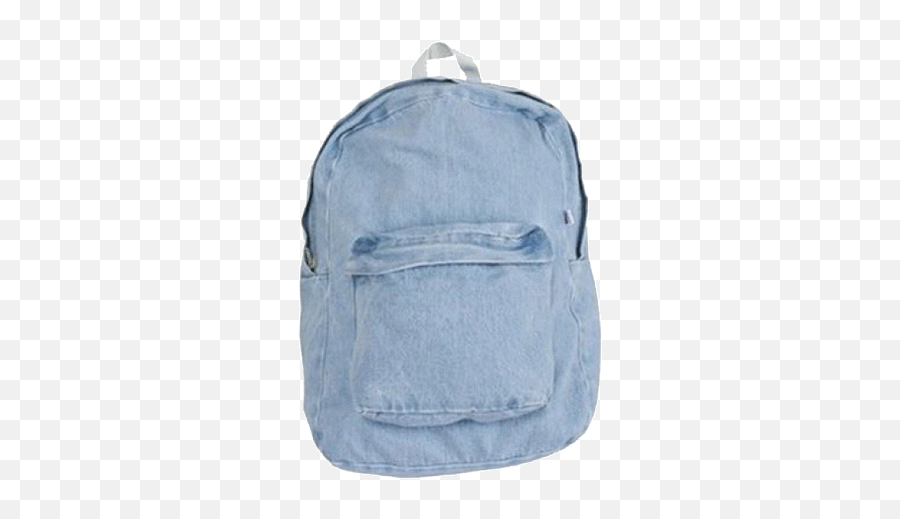 Baby Blue Sky Blue Light Blue Pastel - Denim School Bag Emoji,Blue Emoji Backpack