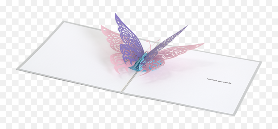 Butterfly Pop Up Greeting Card - Butterfly Emoji,Butterfly Emoji