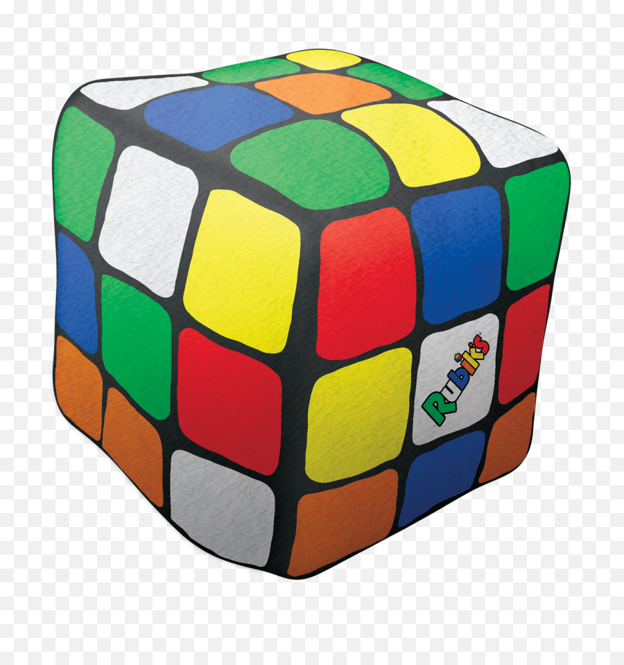 Iscream Rubiks Cube Microbead Pillow - Pillow Cube Emoji,Dancing Girl Emoji Pillow