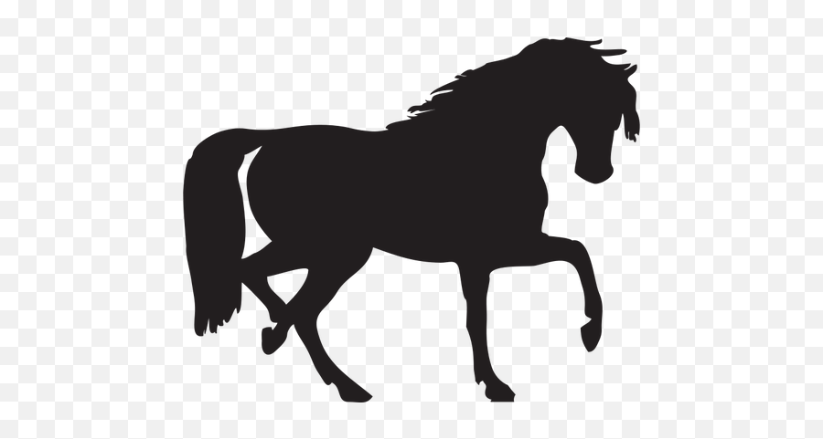 Horse Silhouette Vector - Horse Silhouette Clip Art Emoji,Man And Horse Emoji