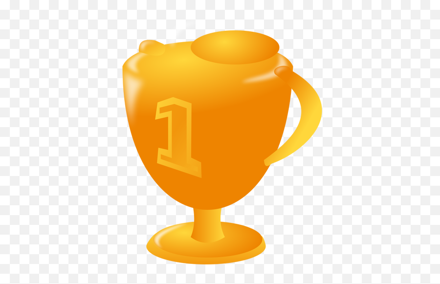 Vector Illustration Of First Place - Copa De Ganadores Animada Png Emoji,First Place Medal Emoji