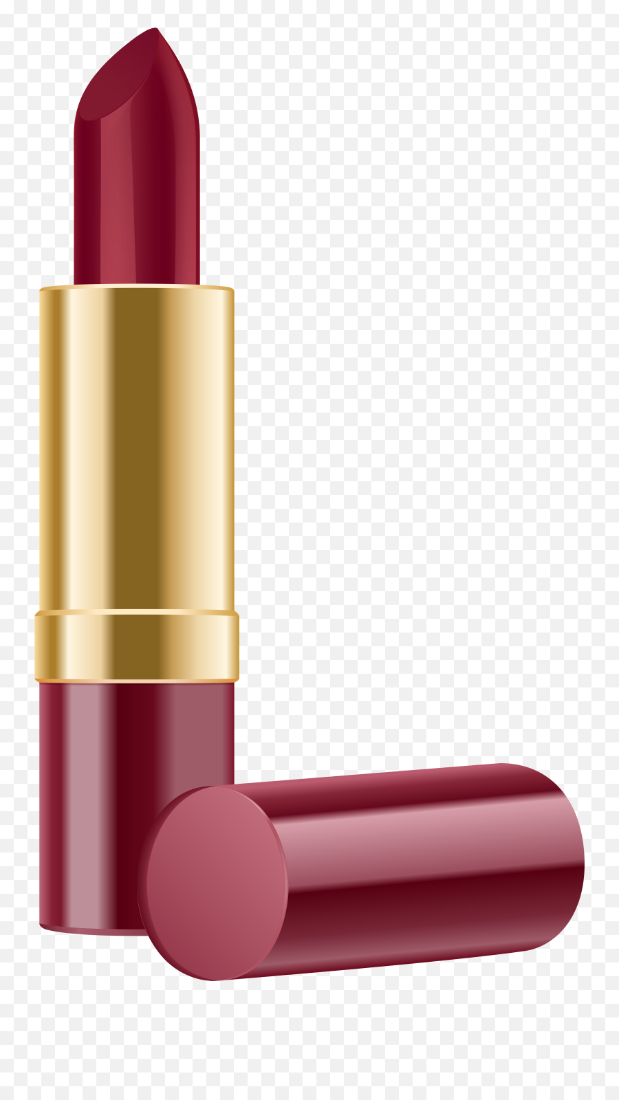 Girly Clipart Lipstick Girly Lipstick - Red Lipstick Png Emoji,Lady Lipstick Dress Emoji