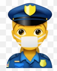 Mask Emoji Whatsapp Stickers - Stickers Cloud Emoticon Policial Whatsapp,18 Emoji