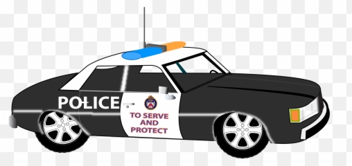 Police Car Clip Art Free Vector In Open Office Drawing Svg - Police Clipart Car Png Emoji,Police Car Emoji