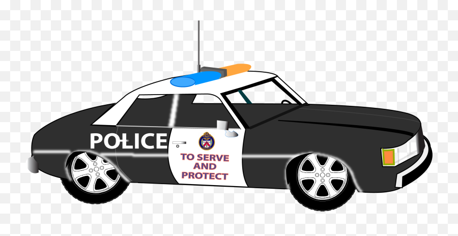 Police Car Clip Art Free Vector In Open Office Drawing Svg - Police Clipart Car Png Emoji,Police Car Emoji