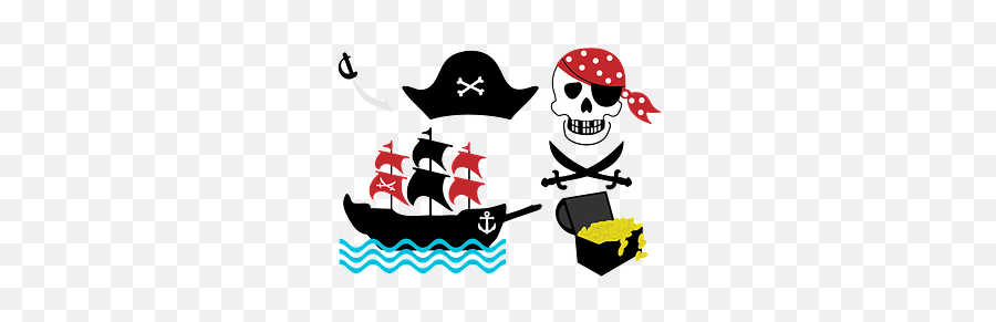 Emoji Pirate Clipart Free Download Creazilla - Pirate Clip Art Free,Pirate Ship Emoji