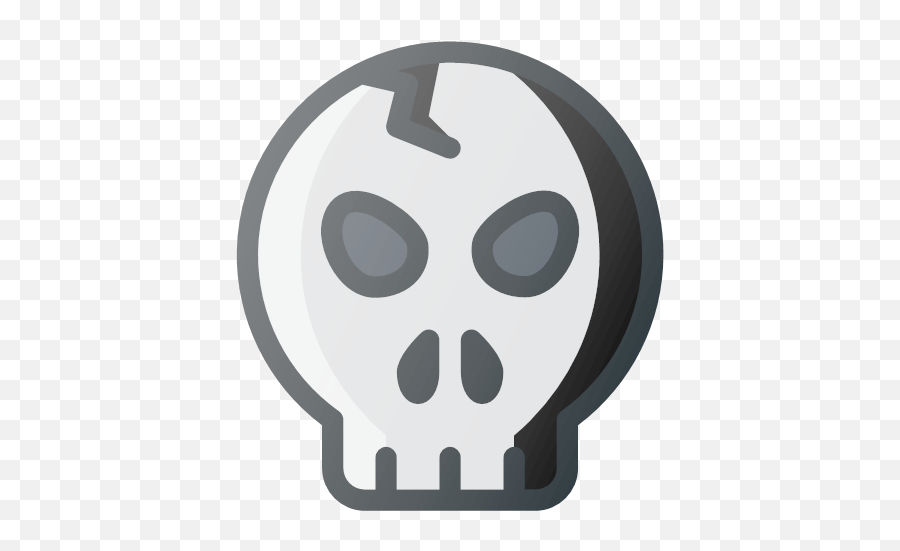Scare Skull Icon Emoji,Skull Emoticon