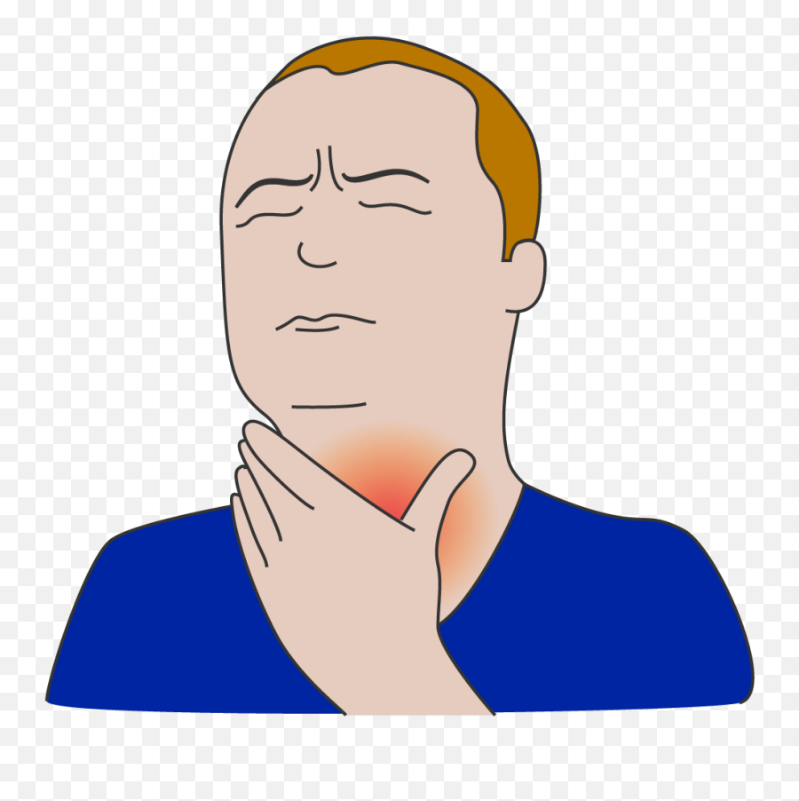 Flu Clipart Head Cold Flu Head Cold - Sore Throat Clip Art Emoji,Throat Punch Emoji