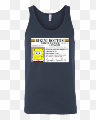 Bikini Bottom Driver License Shirt - Sponge Bob Squarepants Just Do It Later Naruto Emoji,Driver Emoticon