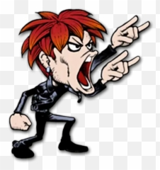 Headbangers Stickers For WhatsApp - Cartoon Emoji