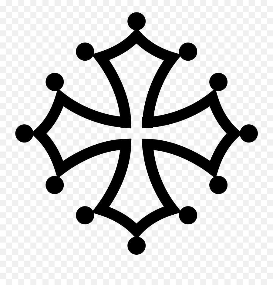 Occitan Cross - Cathar Cross Emoji,Crown Emoji