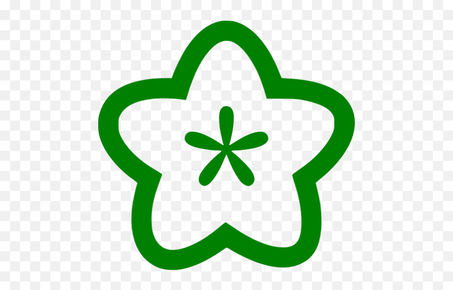 Green Flower Icon - Free Green Flower Icons Green Flower Icon Emoji,Flower Emoticon