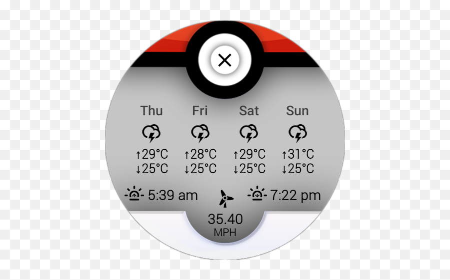 Pokeball Interactive Watchface 11 Apk By Smart Art Studios - Dot Emoji,Pokeball Emoji