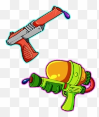 Watergun Spacegun Raygun Sticker - Firearms Emoji