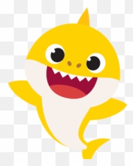 Baby Shark Character - Giant Bomb Yellow Emoji