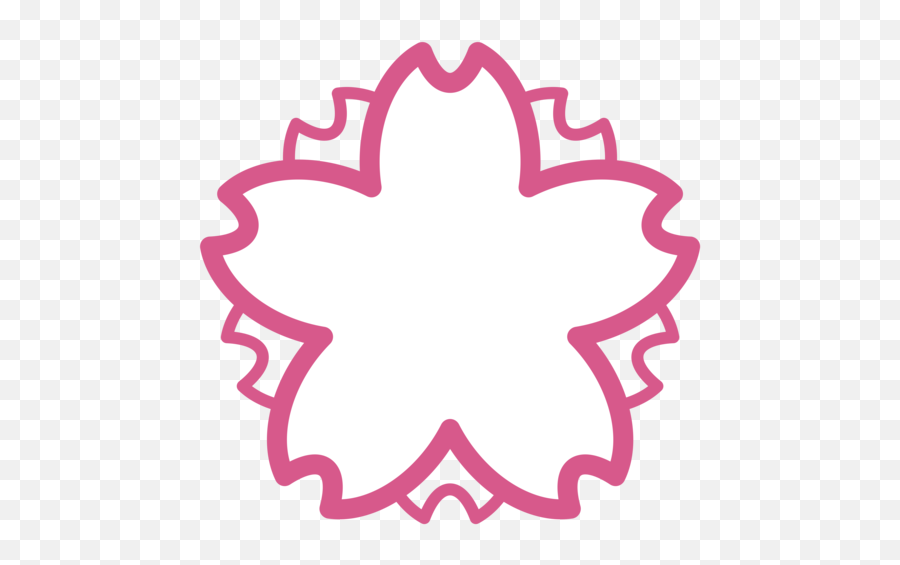 White Flower Emoji - Clip Art,White Flower Emoji