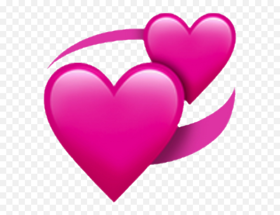 Emojitwoheartsheart Sticker By Yo Wassup - Pink Love Emoji,Yo Emoji