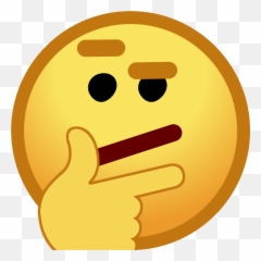 Thinking - Emoji,Thinking Emoticon
