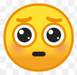 Pleading Face Emoji - Emoji Con Ojos Llorosos,Emoji