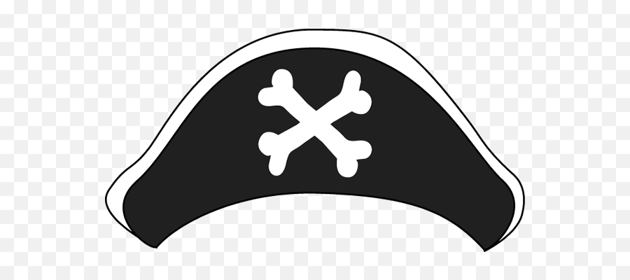 Girl Pirate Clipart Free Dromfhd Top - Pirate Hat Clipart Black And White Emoji,Emoji Jpegs