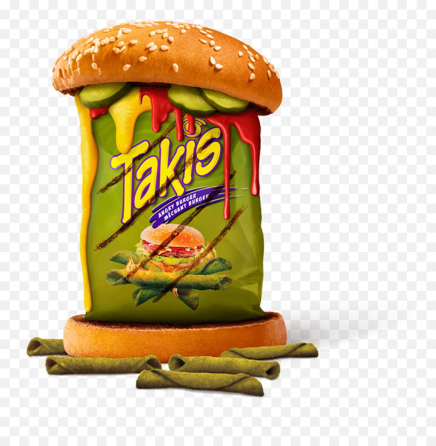 Takis Bag Angry Burger Flavor - Takis Chips Emoji,Burger Emoji Png