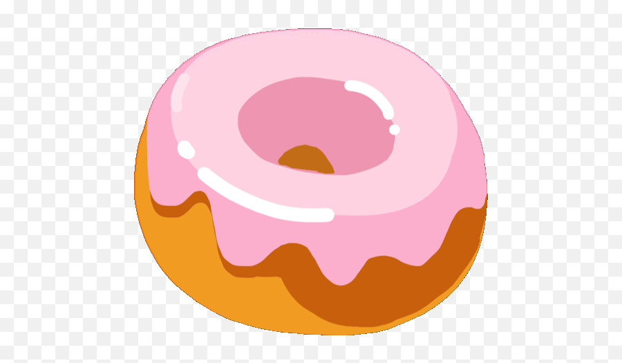 Theres Donut Stickers For Android Ios - Cartoon Doughnut Transparent Emoji,Pastry Emoji