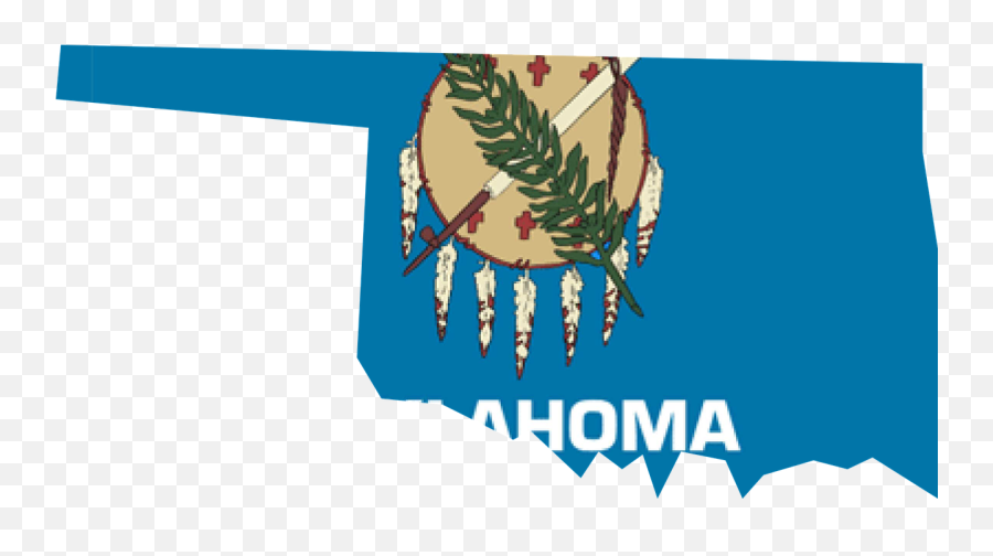 Oklahoma Flag Map Usa America - Oklahoma State Flag Emoji,American Indian Flag Emoji