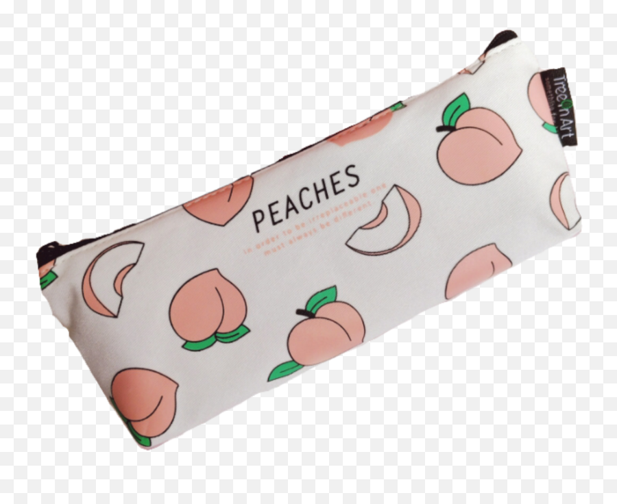Pencilcase Makeupbag Peach Peachy - Pencil Case Emoji,Peach Emoji Case