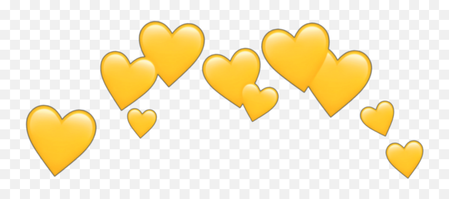 Emoji Emojis Heartcrown Crowns Yello - Transparent Background Heart Crown Png,Emoji Tiara