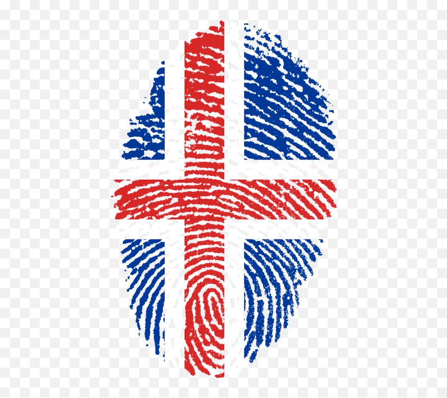 Iceland Flag Fingerprint - Trinidad Fingerprint Emoji,Icelandic Flag Emoji