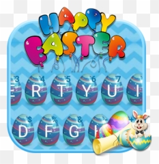 Happy Easter Keyboard Theme - Emoji