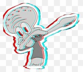 Tentacles Png - Squidward Dab Png Squidward Dabbing Transparent Background Squidward Dab Png Emoji,David Bowie Emoji