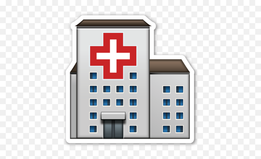 Hospital - Emojis Hospital,Emoji Cross