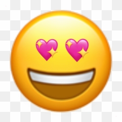 Download Love Emoji Png Pink - Transparent Background Happy