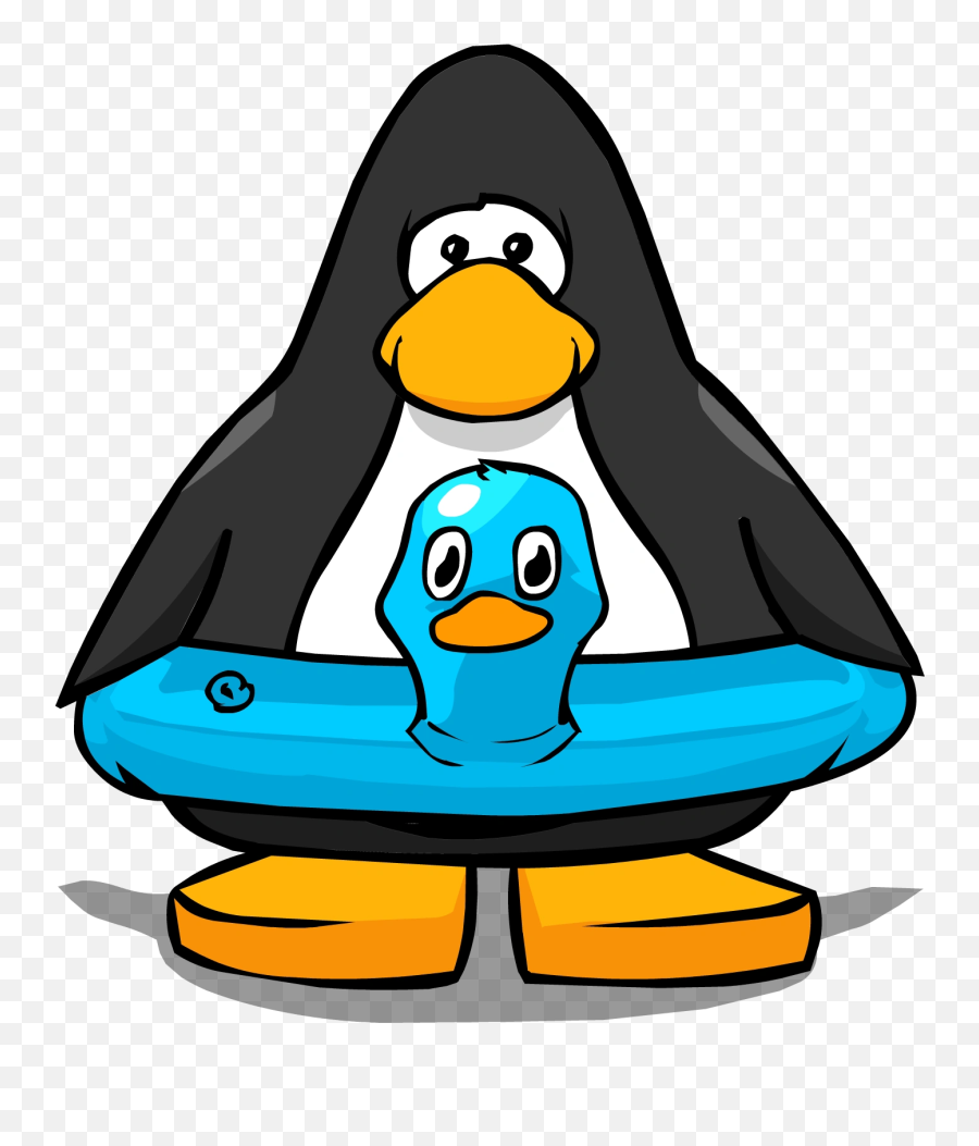 Blue Duck - Club Penguin Teal Penguin Emoji,Duck Emojis