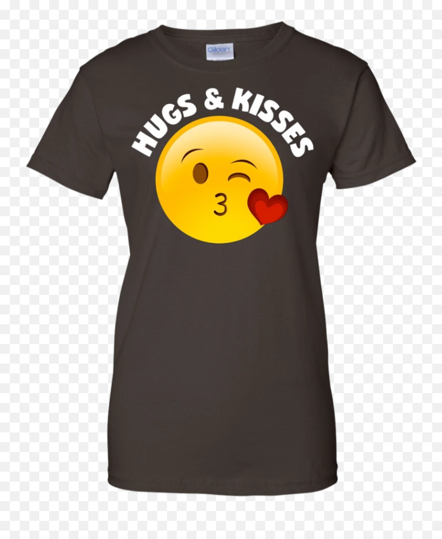 Emoji Valentineu0027s Day Shirt Hugs And Kisses Heart Kiss - Men,Emoji 85
