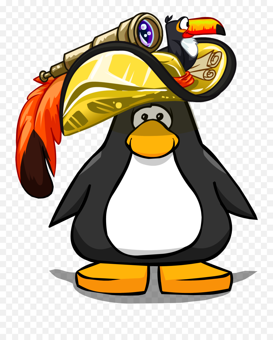 Pirates Clipart Penguin Pirates - Club Penguin Png Black Emoji,Pirate Hat Emoji