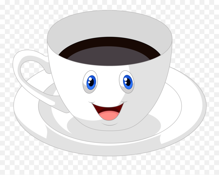 Coffee Cup Smiley Clipart Emoji,Coffee Emojis